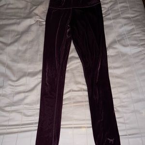 Velvet leggings from PINK